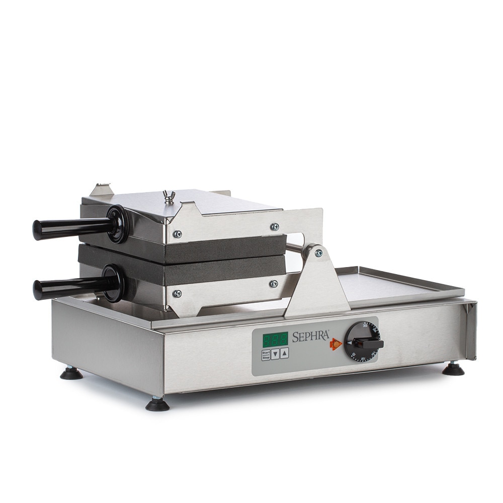 Neumarker Swing Waffle Maker With Waffle Fries Plates